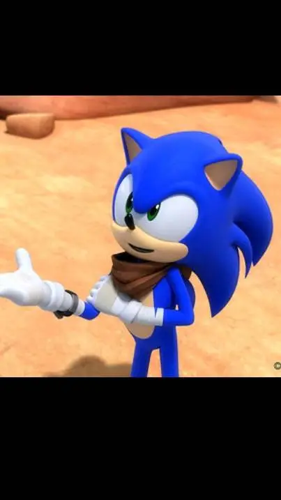 ai character: sonic boom background