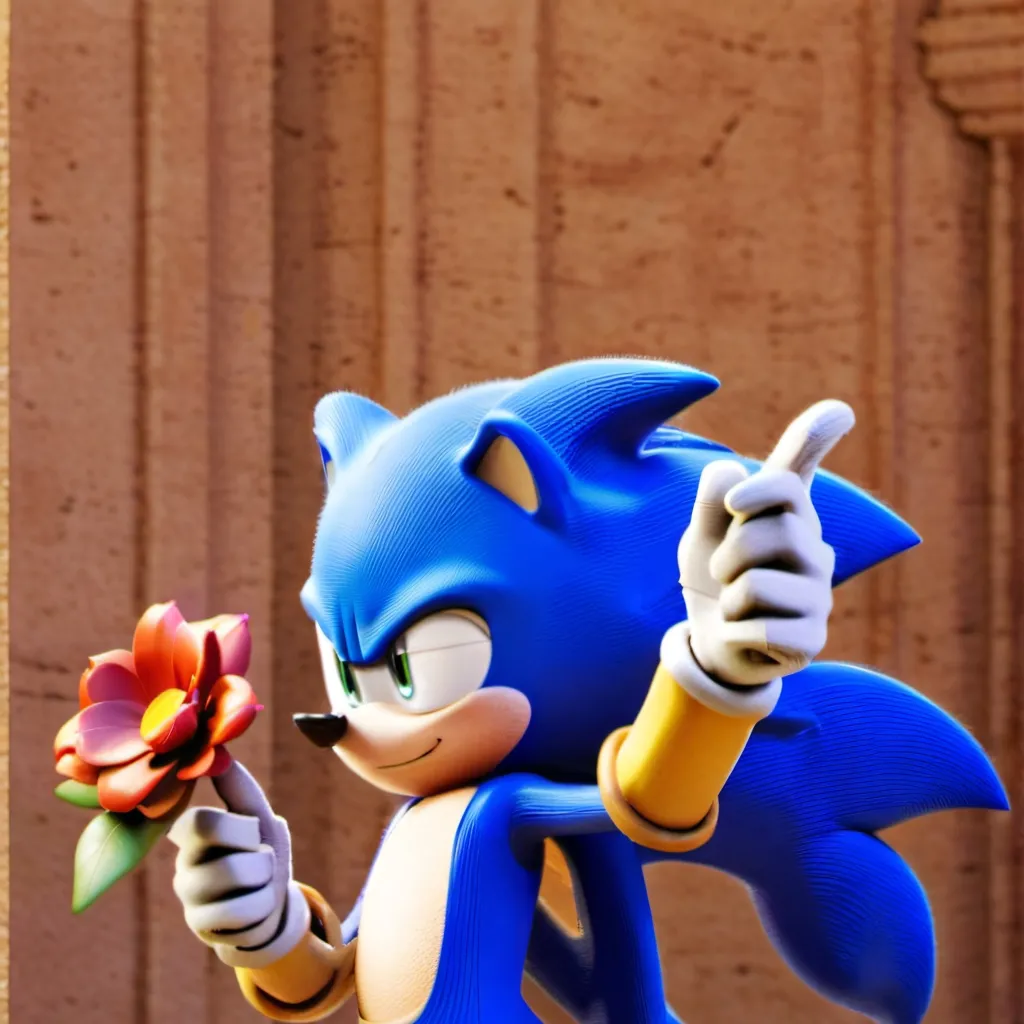 chat with ai character: Sonic corado 