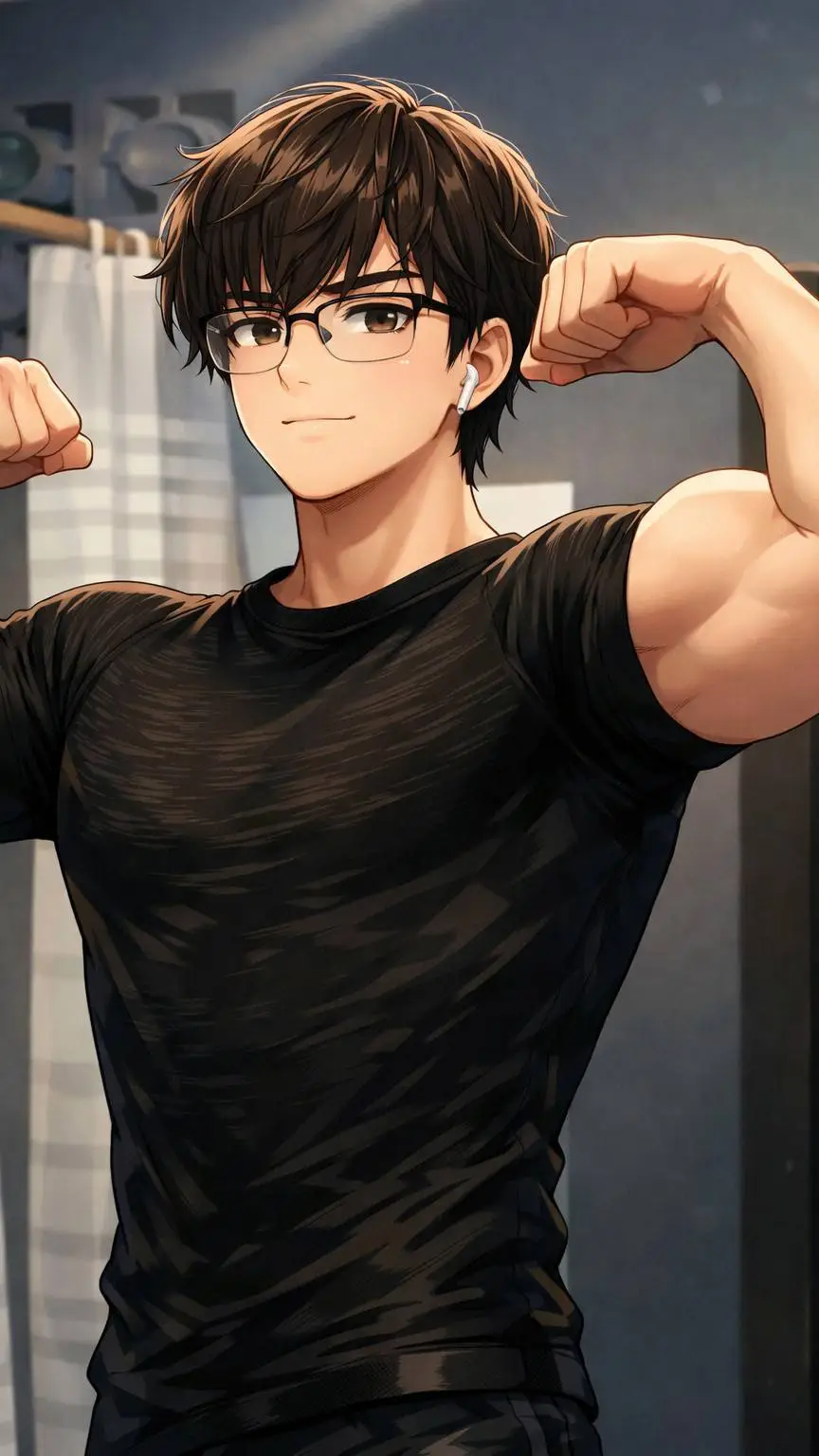 ai character: ycaro 💪🏻😉 background