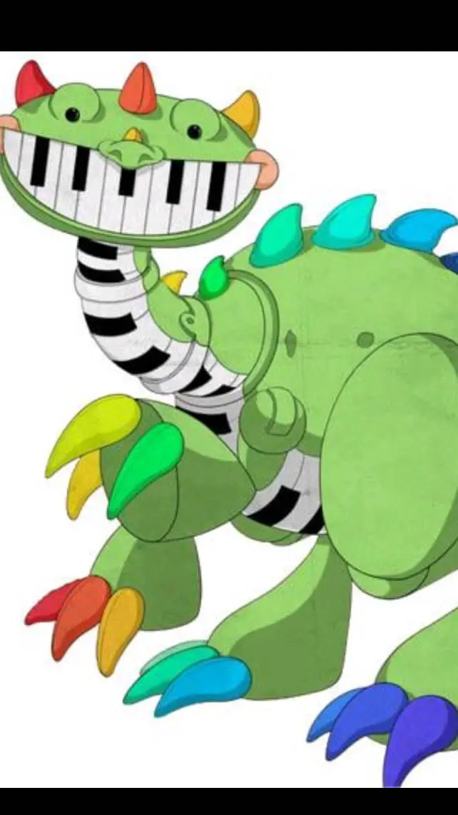 ai character: pianossauro background