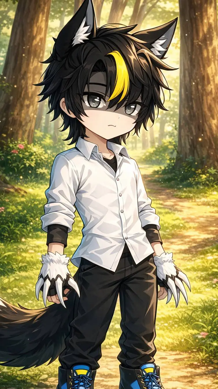 ai character: ycaro lobo 4  background