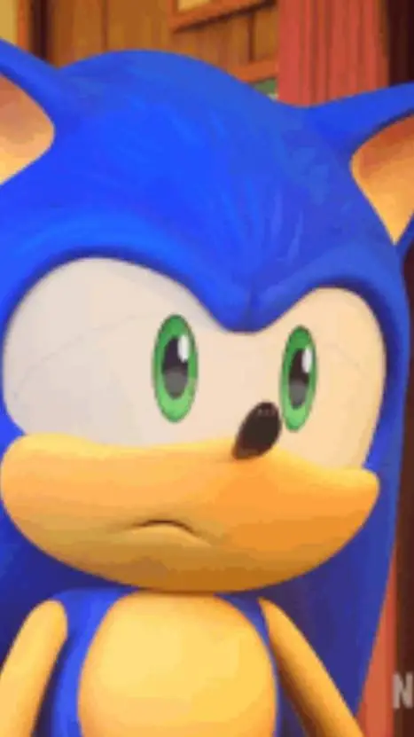 ai character: Sonic Prime  background