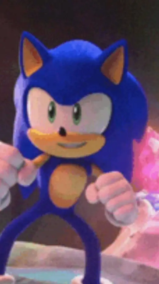 ai character: Sonic Prime :3 background