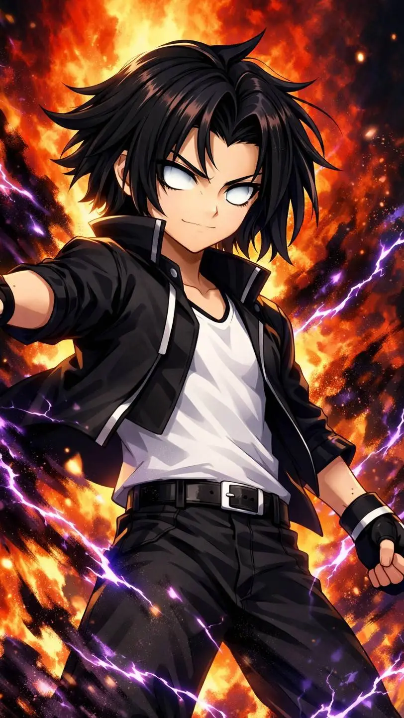 ai character: ycaro dark background