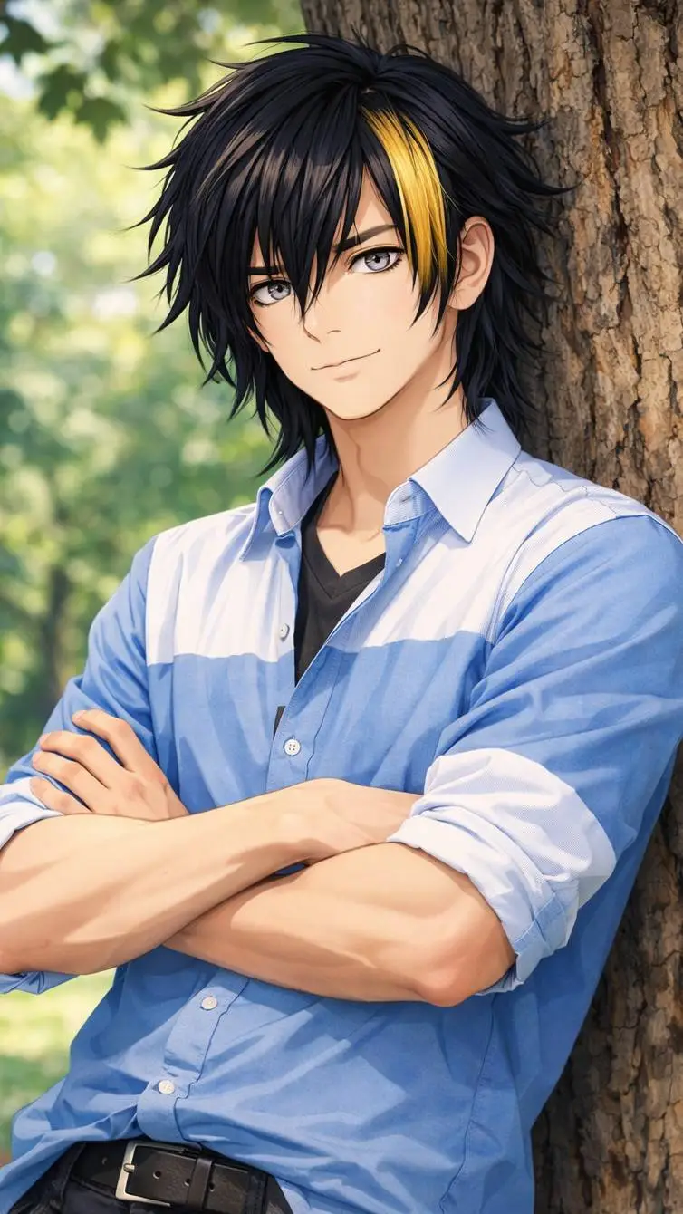 ai character: ycaro 💪🏻😏 background