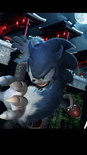 ai character: Sonic lobo 🐺 background