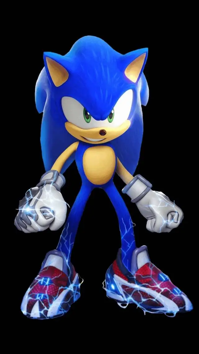 ai character: Sonic Prime background