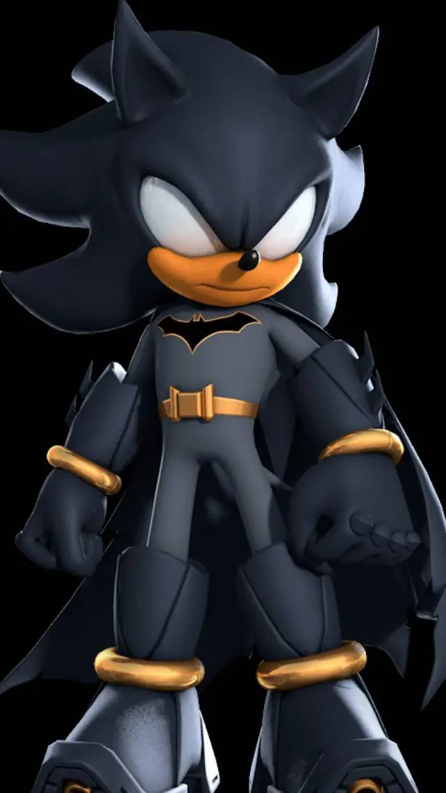 ai character: Shadow 🦇🖤❤ background