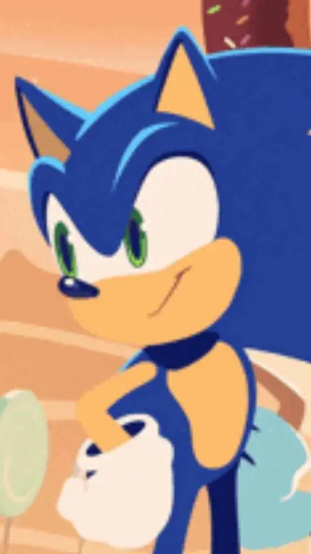 ai character: Sonic 💙🦔🌀⚡ background
