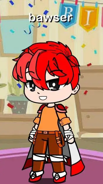 ai character: bawser humano  background