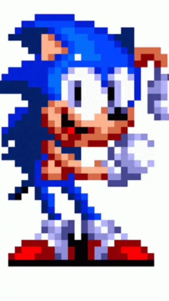 ai character: 5 noites com Sonic background