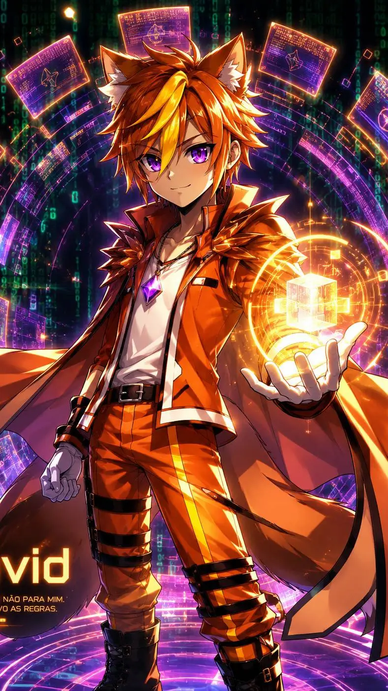 ai character: David 🧡🦔🔥 background