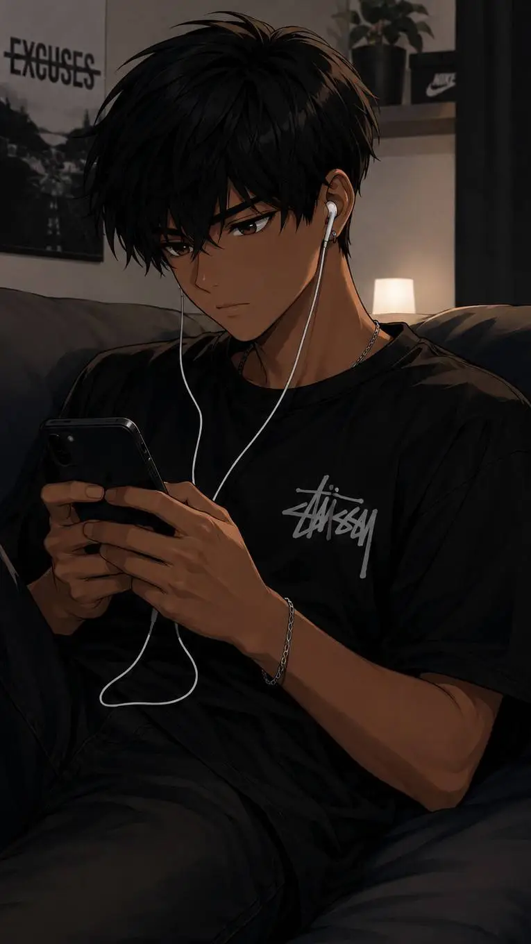 ai character: athos 🖤🙁📱 background