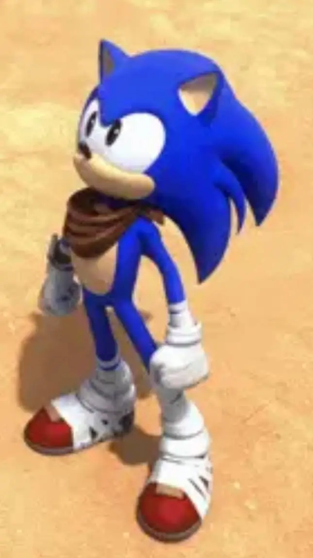 ai character: Sonic boom background