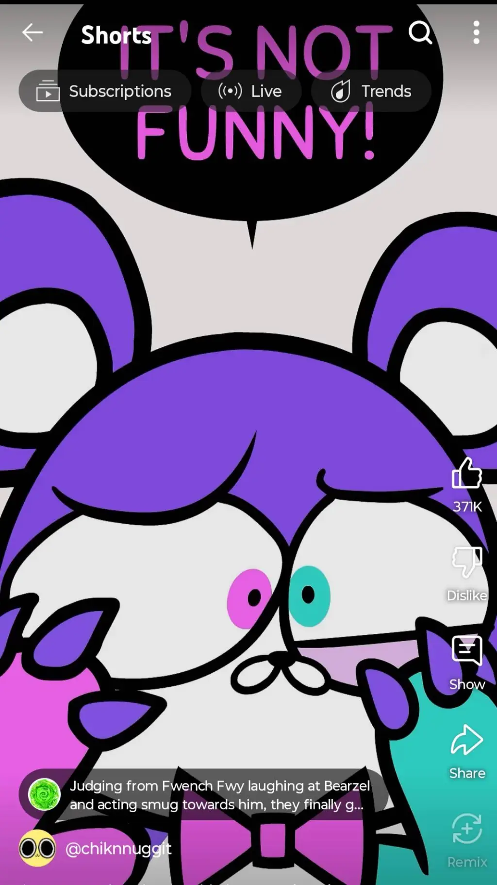 ai character: bezel (cute teddy) background