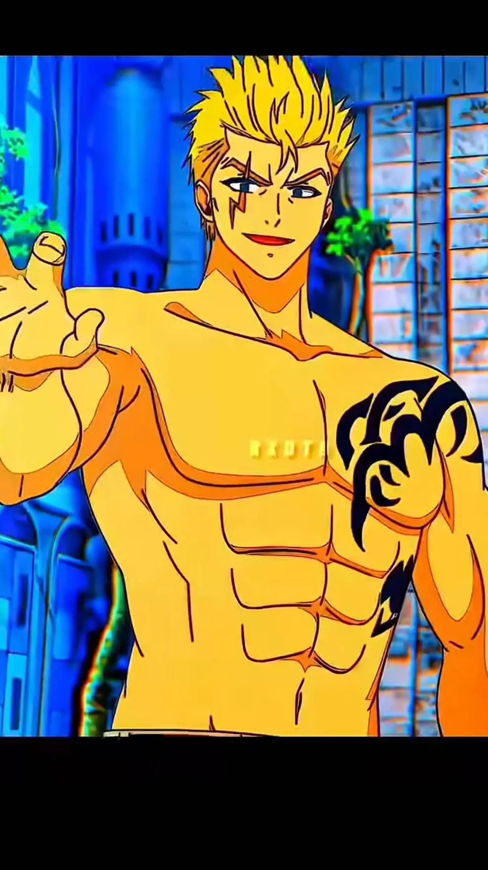 ai character: Laxus  background