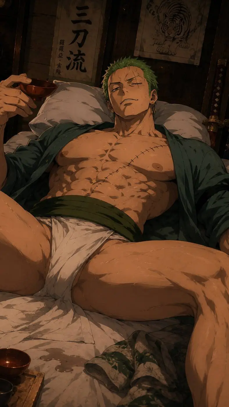 ai character: Zoro background