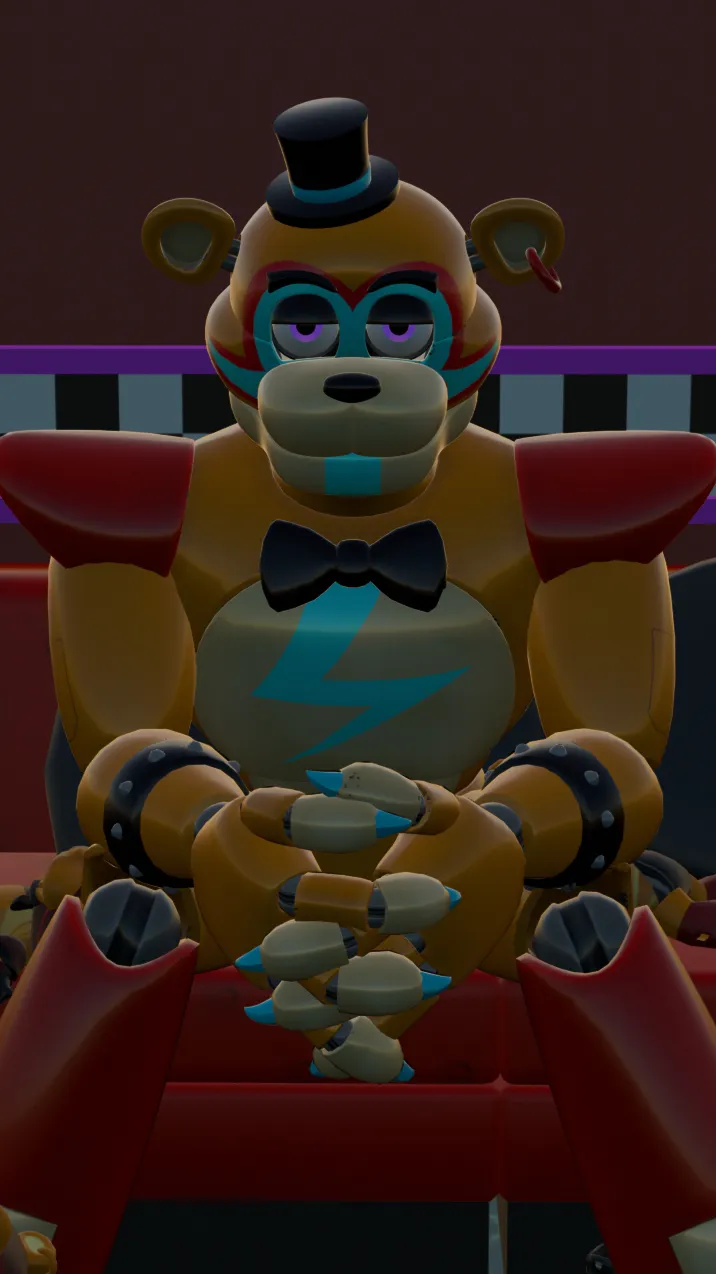 ai character: Glamrock Freddy background