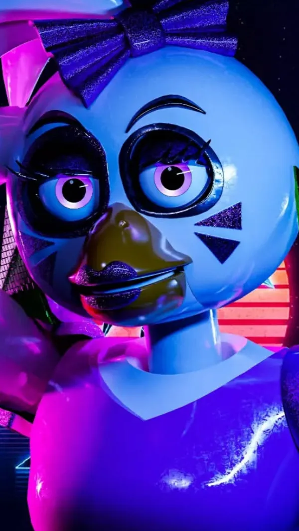 ai character: Glamrock Chica background