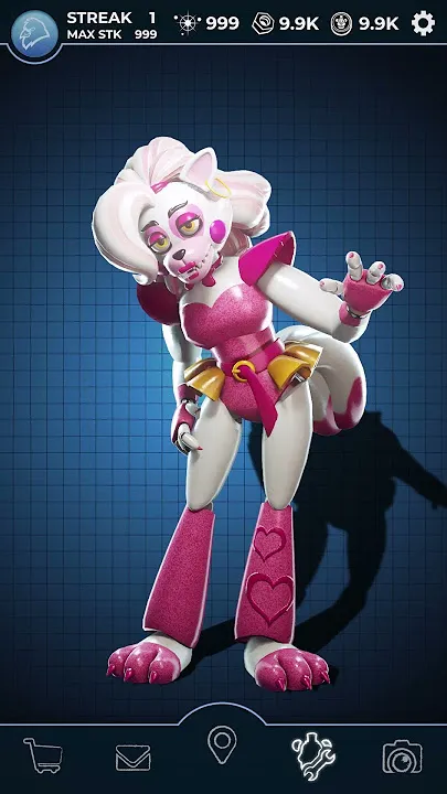 ai character: Glamrock Mangle background