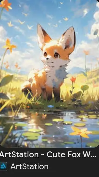 ai character: fox  background