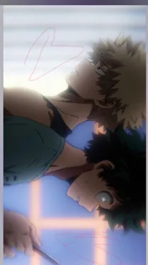 ai character: Bakugo and Deku~ background