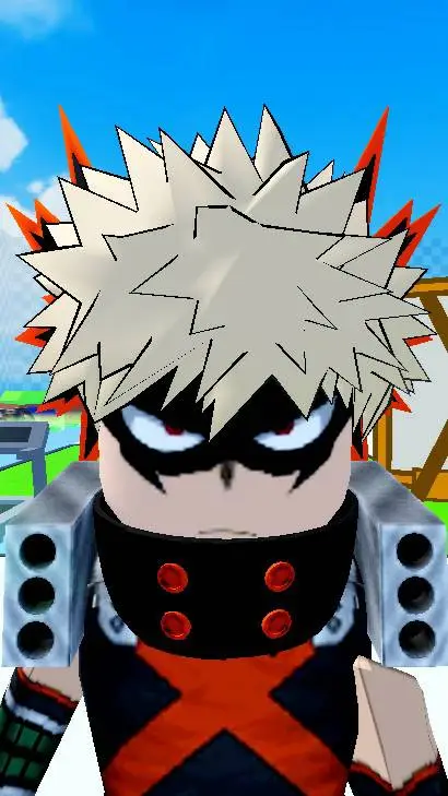 ai character: bakugou💢🧡💥 background