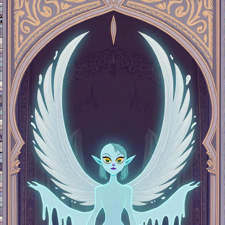 chat with ai character: Blue blood goddess