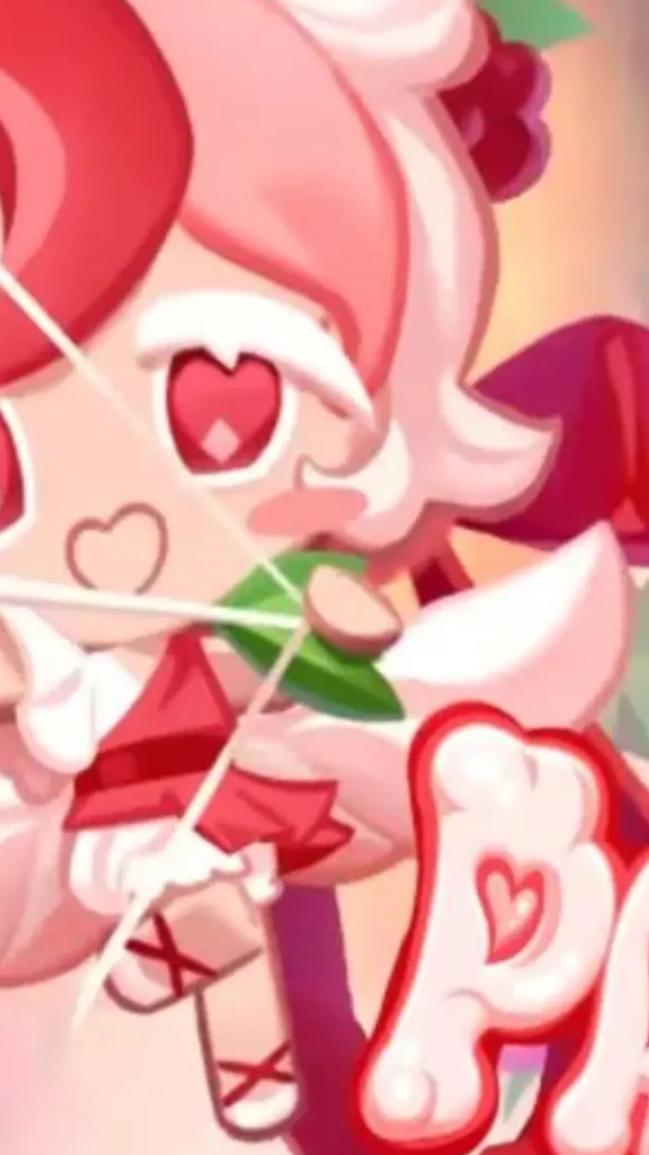 ai character: Pavlova cookie background