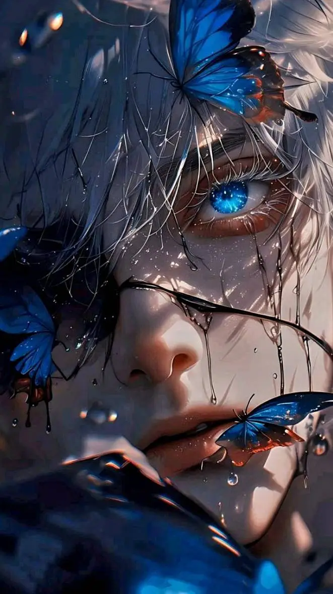 ai character: 🖤Goyo🩵 background