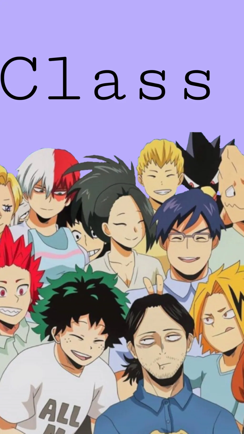 ai character: Mha background