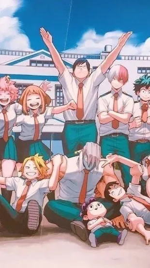ai character: Mha gymnastics  background