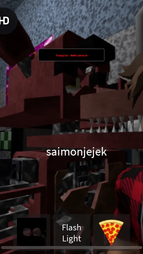 ai character: Foxy background