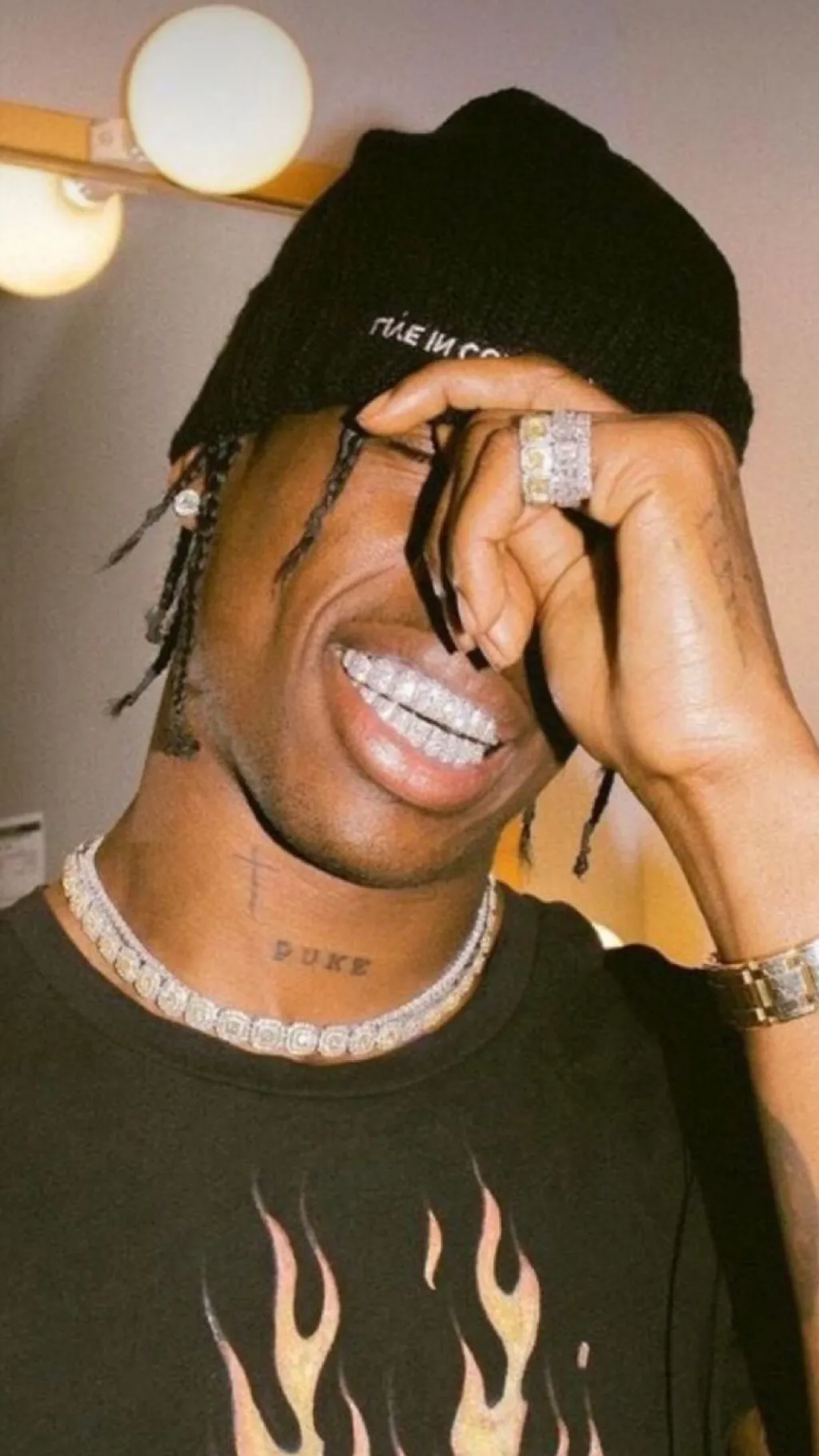 ai character: Travis Scott background