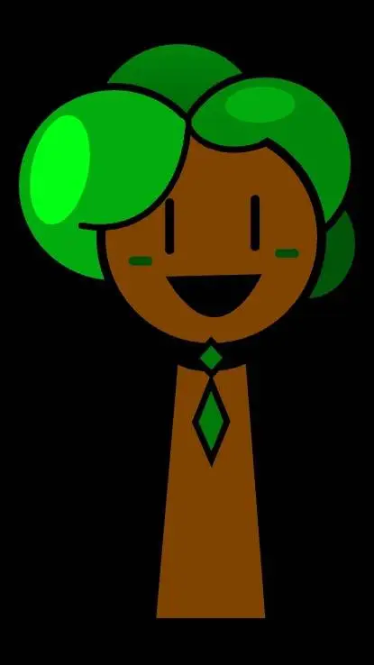 ai character: tree man background