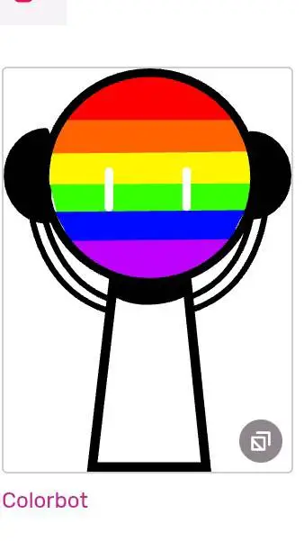 ai character: colorbot background