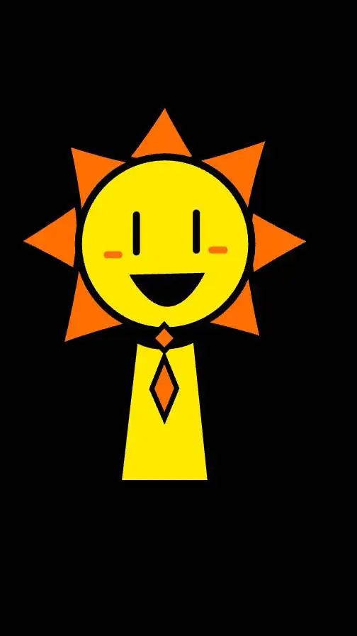 ai character: sun man background