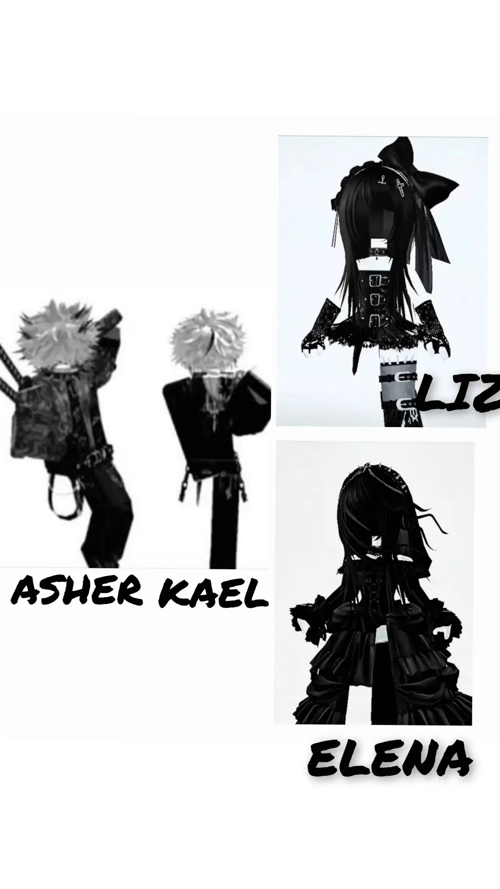 ai character: ROYAL SCHOOL🖤🤍 background