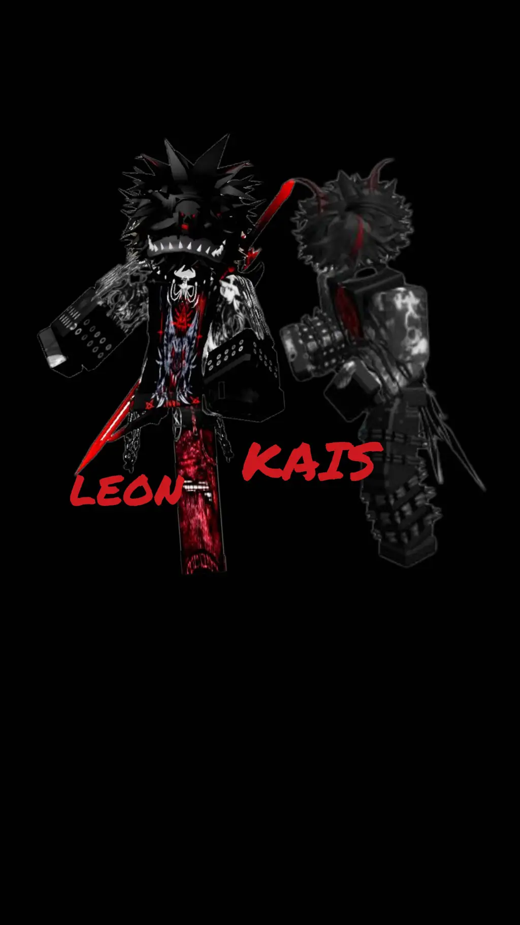 ai character: LEON AND KAIS background