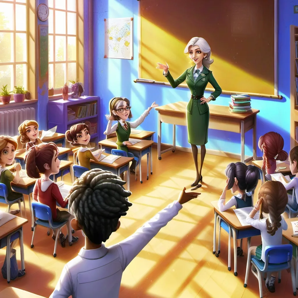 chat with ai character: my grade two class