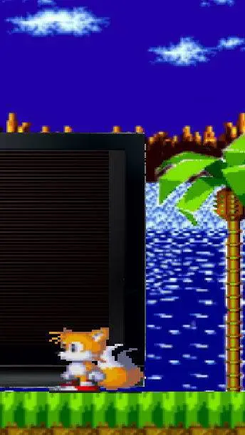 ai character: Tails :v background