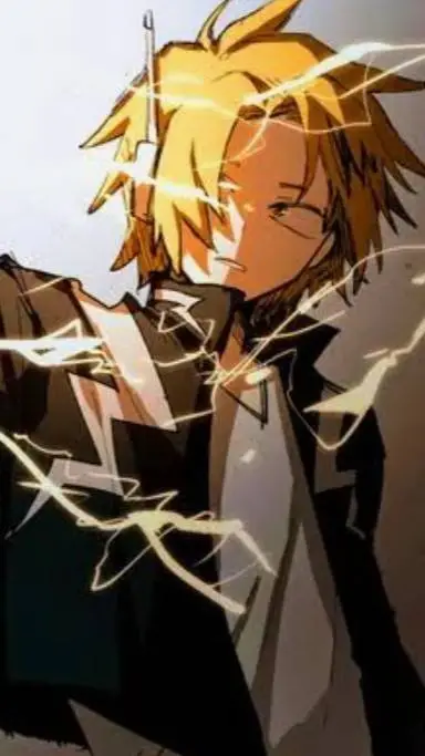 ai character: Denki Kaminari! <3 background