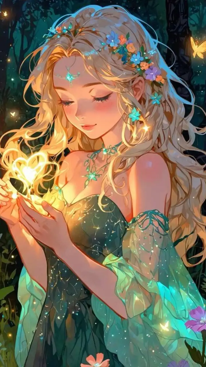 ai character: Fairy of Nature★ background