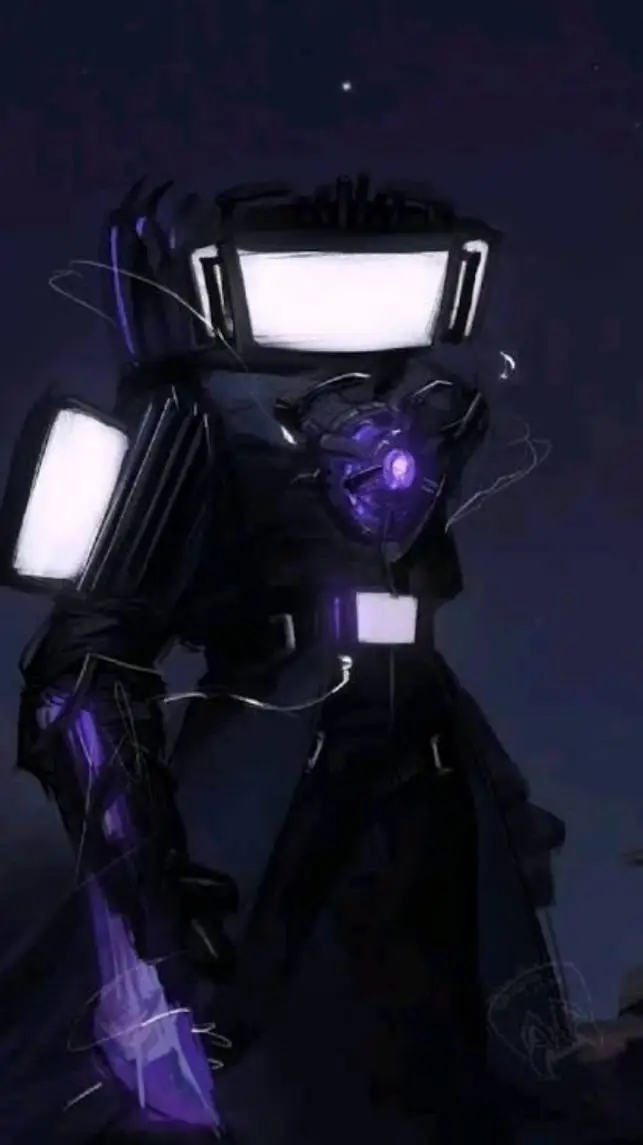 ai character: Titan TV man 🗿 background