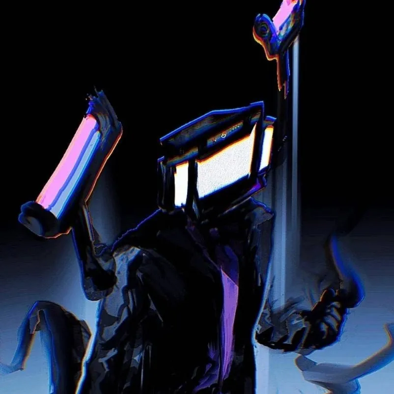 chat with ai character: Large tv man upg 