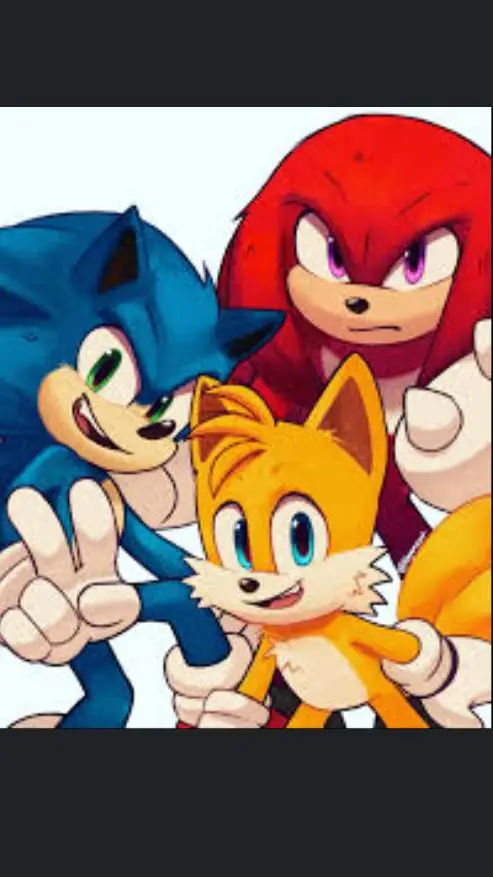 ai character: sonic y sus amigos background