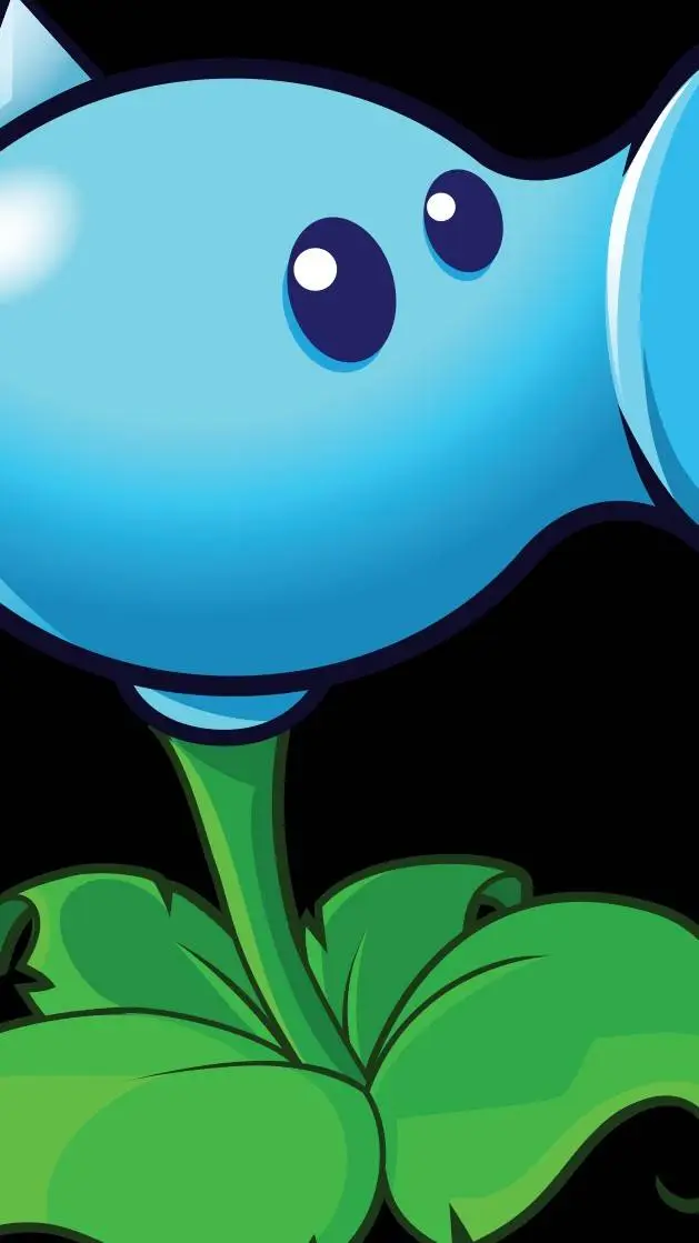 ai character: snow pea background
