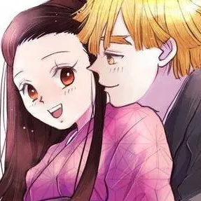chat with ai character: nezuko and zenitsu