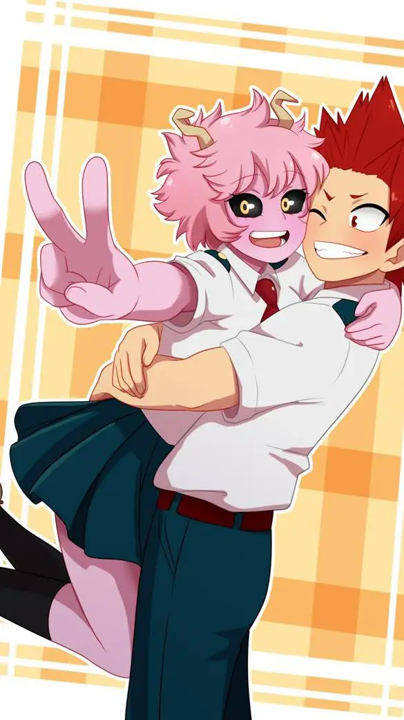 ai character: Mina X Eijiro background