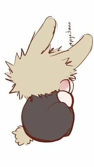 ai character: Bakugo conejo 🐰 background